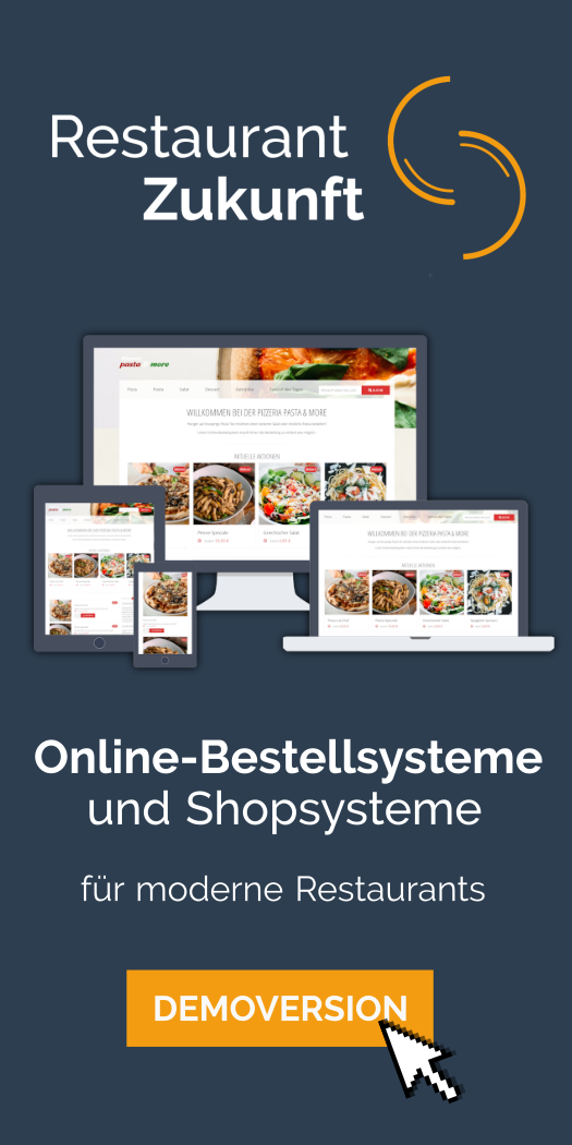 Restaurant Zukunft - Online-Bestellsysteme und Shopsysteme für moderne Restaurants